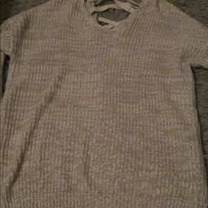 grey sweater